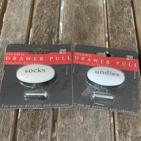Sock and Undies Drawer Cabinet Pulls - Picture 3 of 3